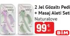 NATURALOVE 2 JEL GÖZALTI PEDİ + MASAJ ALETİ SETİ